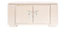 Dragon sideboard in numbered edition, clear crystal and ivory ash - Lalique